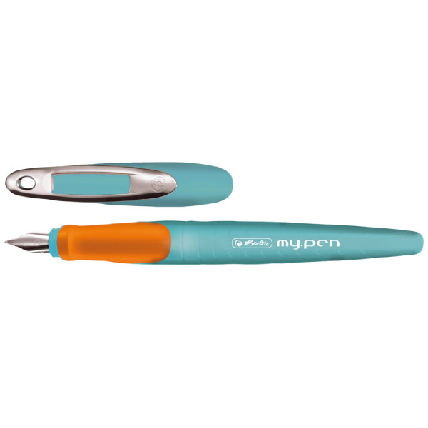 herlitz Füllhalter my.pen, Federbreite: M, weiß schwarz