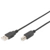 DIGITUS USB 2.0 Kabel BASIC, USB-A - USB-B Stecker, 1,8 m
