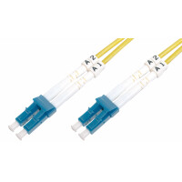 DIGITUS LWL Patchkabel, LC-Duplex - LC-Duplex, OS2, 1,0 m