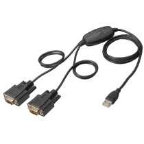 DIGITUS USB 2.0 - 2 x RS232 Adapterkabel, 1 MBit Sek.