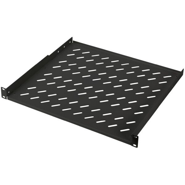 DIGITUS 19" Fachboden, 1 HE, Festeinbau, Tiefe: 250 mm
