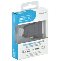 DIGITUS Adapter, HDMI Typ A-Kupplung-DVI-D 18+1 Pol Stecker