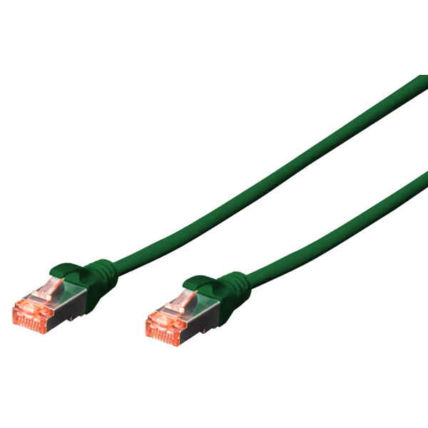 DIGITUS Patchkabel, Kat. 6, S FTP, 0,5 m, gr&uuml;n