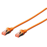 DIGITUS Patchkabel, Kat. 6, S FTP, 0,5 m, orange