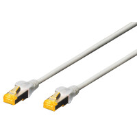DIGITUS Patchkabel, Kat. 6A, S FTP, 0,25 m, grau