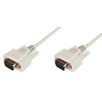 DIGITUS 9-Pol Sub-D Kabel, Stecker - Stecker, 3,0 m