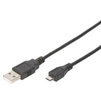 DIGITUS USB 2.0 Anschlusskabel, USB-A - Micro USB-B, 1,0 m