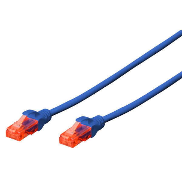 DIGITUS Patchkabel, Kat. 6, U UTP, 0,25 m, rot