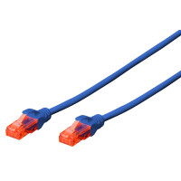 DIGITUS Patchkabel, Kat. 6, U UTP, 10,0 m, blau