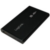 LogiLink 2,5" SATA Festplatten-Gehäuse, USB 2.0, schwarz