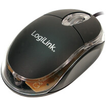 LogiLink Optische Mini Notebook Maus, kabelgebunden