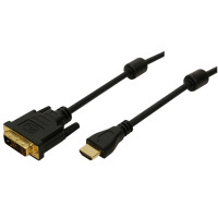 LogiLink HDMI - DVI-D 18+1 Monitorkabel, 3,0 m
