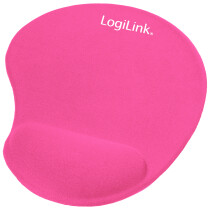 LogiLink Gel Handgelenkauflage mit Maus Pad, schwarz