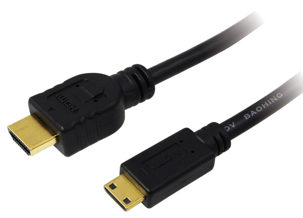 LogiLink HDMI Kabel, A-Stecker - C-Stecker Mini, 1,0 m