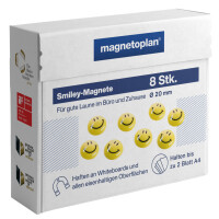 magnetoplan Haftmagnet "Smiley", Durchmesser: 30 mm
