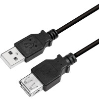 LogiLink USB 2.0 Verlängerungskabel, grau, 3,0 m