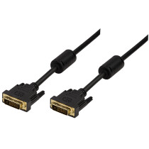 LogiLink DVI-D 24+1 Kabel, Dual Link, schwarz, 2,0 m