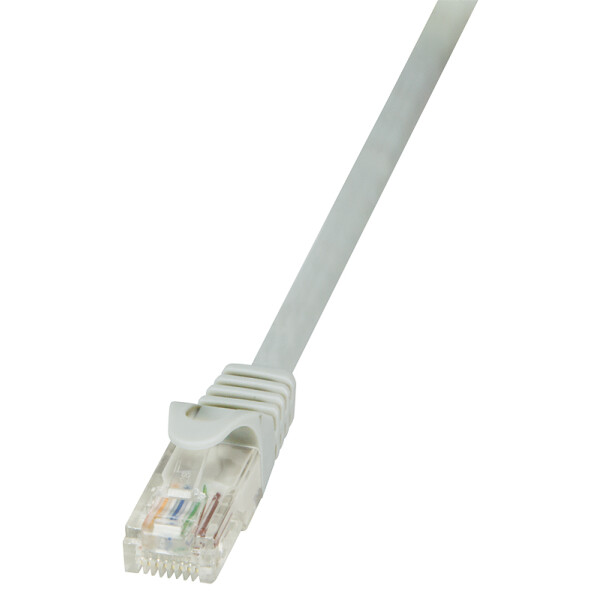 LogiLink Patchkabel, Kat. 5e, U UTP, 0,25 m, grau