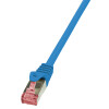 LogiLink Patchkabel, Kat. 6, S FTP, 0,25 m, blau