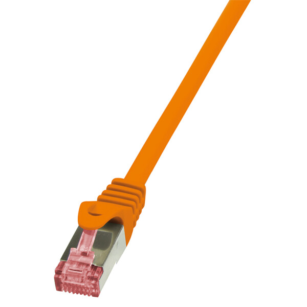 LogiLink Patchkabel, Kat. 6, S FTP, 3,0 m, orange