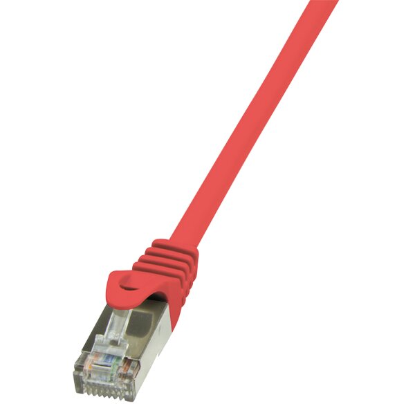 LogiLink Patchkabel, Kat. 5e, F UTP, 3,0 m, rot