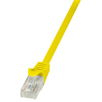 LogiLink Patchkabel EconLine, Kat. 6, U UTP, 0,25 m, schwarz