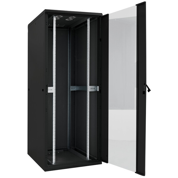 LogiLink 19" Netzwerkschrank, 42 HE, schwarz (RAL9005)