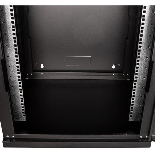 LogiLink 19" Wandverteiler, einteilig, 6 HE, schwarz