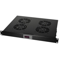 LogiLink 19" Belüftungseinheit, 1 HE, 2 x 120 mm Lüfter