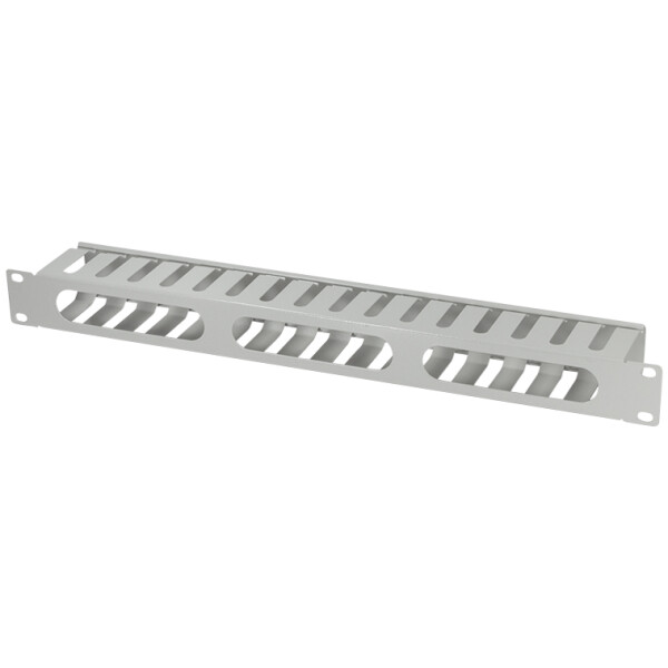LogiLink 19" Kabelkanal, einseitig, 1 HE, schwarz (RAL9005)