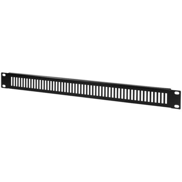 LogiLink 19" Blindplatte, 1 HE, schwarz (RAL9005)