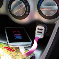 LogiLink USB KFZ-Ladegerät, 12-24 V DC, 5.100 mA