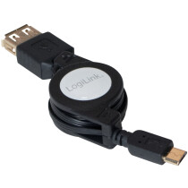 LogiLink Micro USB OTG Verlängerungskabel, USB-A -...