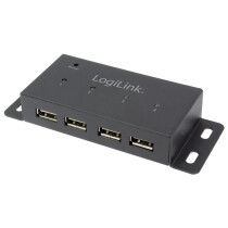 LogiLink USB 2.0 Hub, 4 Port, für Wandmontage