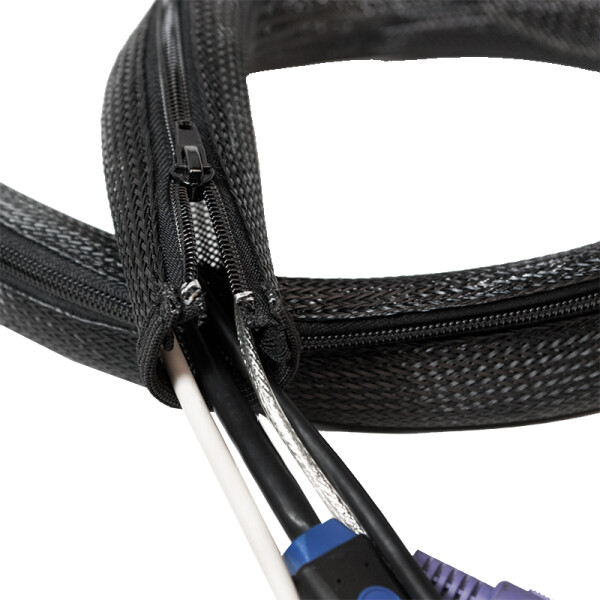LogiLink Kabelb&uuml;ndler, 1,0 m, Kapazit&auml;t: 30 mm, schwarz