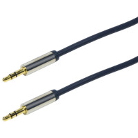 LogiLink Audiokabel, 2 x 3,5 mm Klinkenstecker, 1,5 m