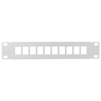 LogiLink 10" Keystone Patch Panel, schwarz
