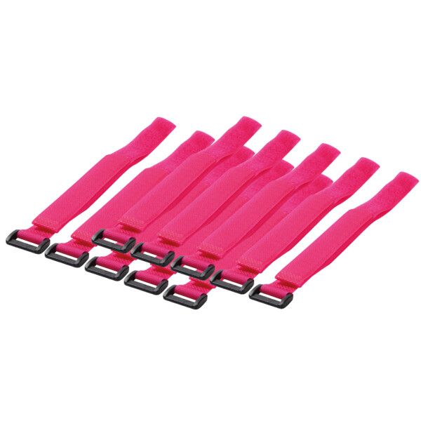LogiLink Klett-Kabelbinder, 150 x 20 mm, Inhalt: 10 Stück