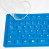 LogiLink Flexible Silikon-Tastatur, kabelgebunden, blau