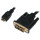 LogiLink Mini HDMI Kabel, Mini HDMI - DVI-D, 1,0 m, schwarz