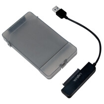 LogiLink USB 3.0 - SATA Adapter mit Schutzhülle,...
