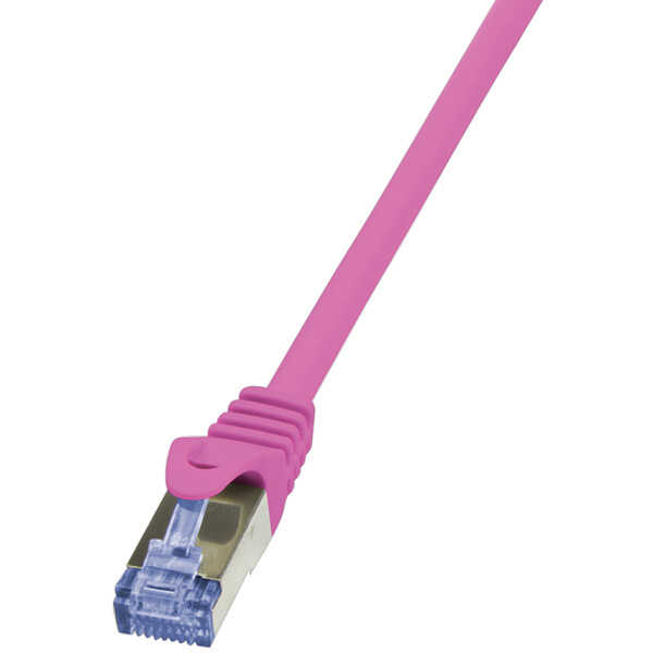 LogiLink Patchkabel, Kat. 6A, S FTP, 2,0 m, violett