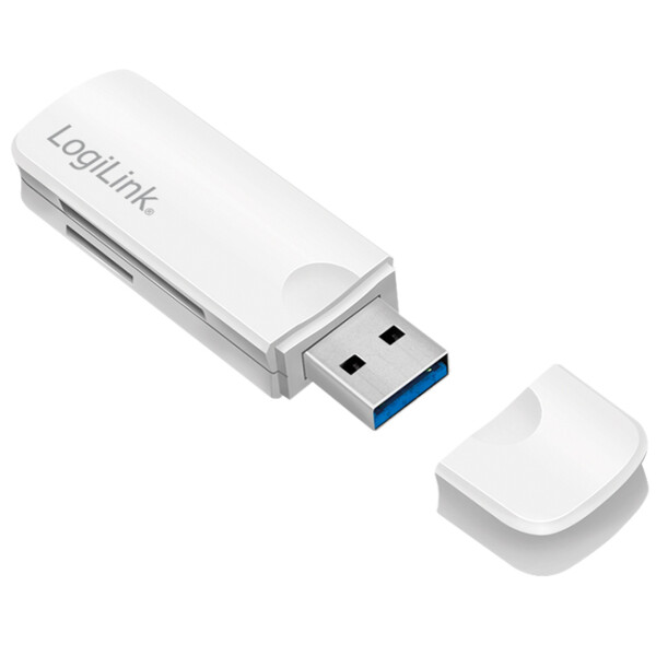 LogiLink USB 3.0 Mini Card Reader, weiß