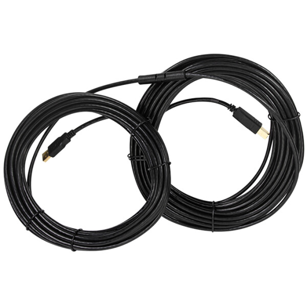 LogiLink USB 2.0 Aktives Verl&auml;ngerungskabel, 10,0 m, schwarz