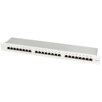 LogiLink 19" Patch Panel Kat.6 EconLine, 16 Ports,...