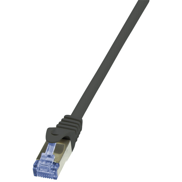 LogiLink Patchkabel PrimeLine, Kat. 6A, S FTP, 50 m, schwarz