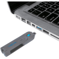 LogiLink USB Sicherheitsschloss, 1 Schlüssel 4...