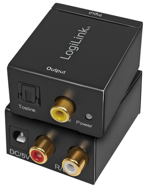 LogiLink Audio Konverter, Analog auf Digital, SPDIF Koaxial