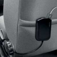 LogiLink USB KFZ-Ladegerät für Vorder- & Rücksitze, schwarz