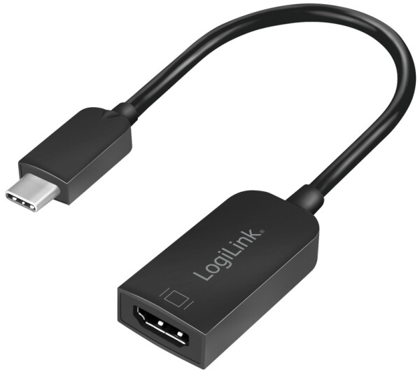 LogiLink USB-C - HDMI Adapterkabel, schwarz